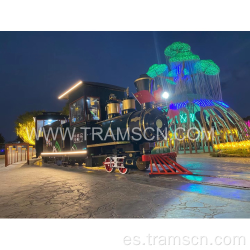 Parque de atracciones Paseos en tren de pista eléctrica para niños